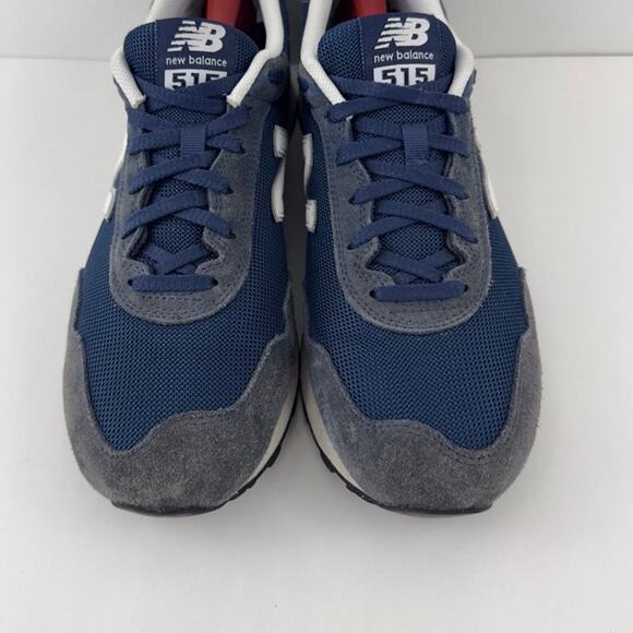 New Balance 515 suede Retro blue running and training shoes - Picture 2 of 8